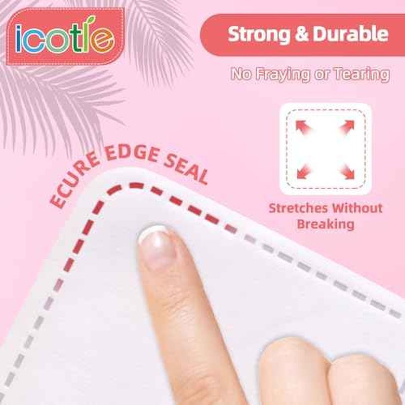 200-Count Eye Cotton Pads 100% Cotton Ultra Soft Square Cotton Pads, Spunlace Purely Physical Technology, Makeup Remover Pads for Facial Cleansing on All Skin Types