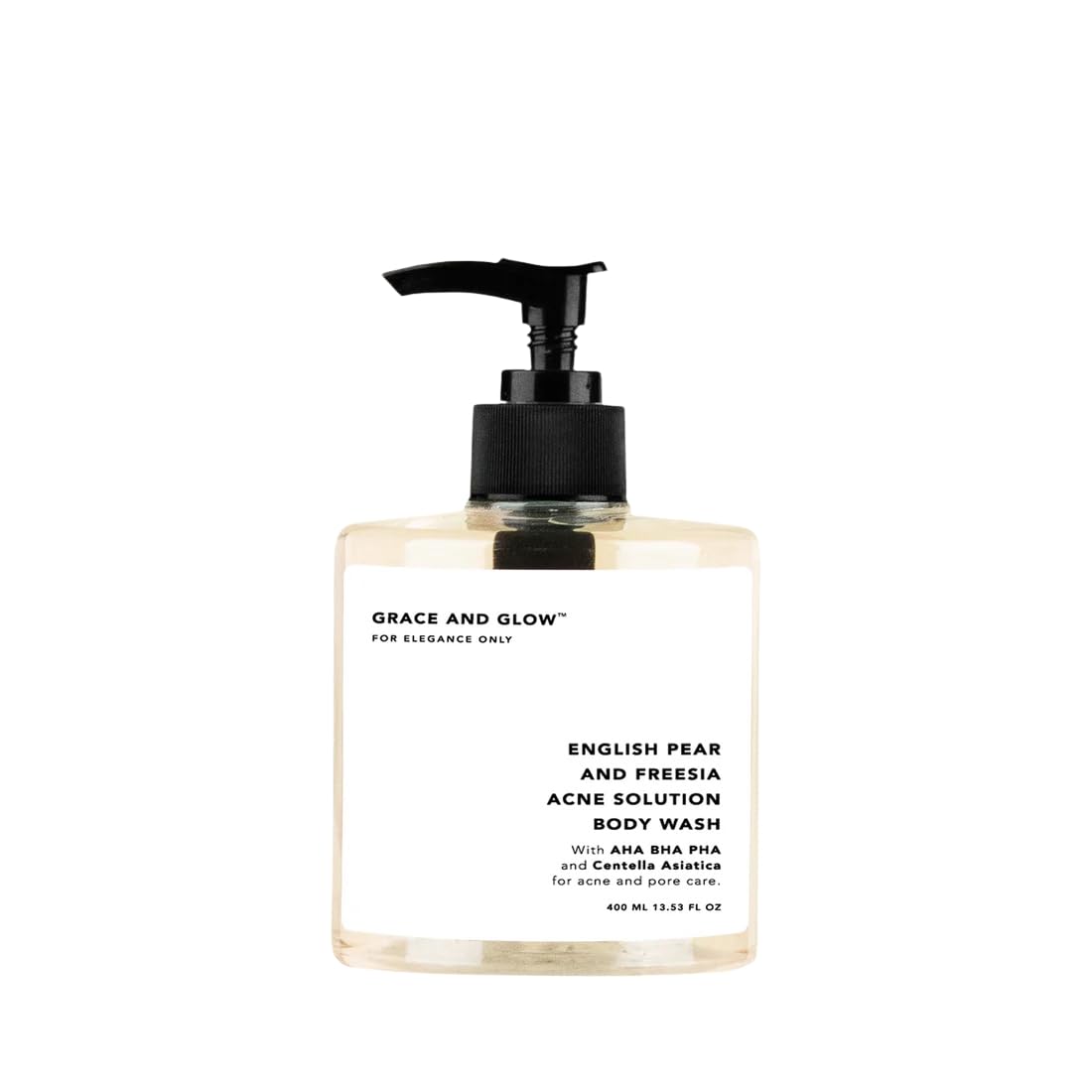 Grace and Glow English Pear and Freesia Body Wash 400ml