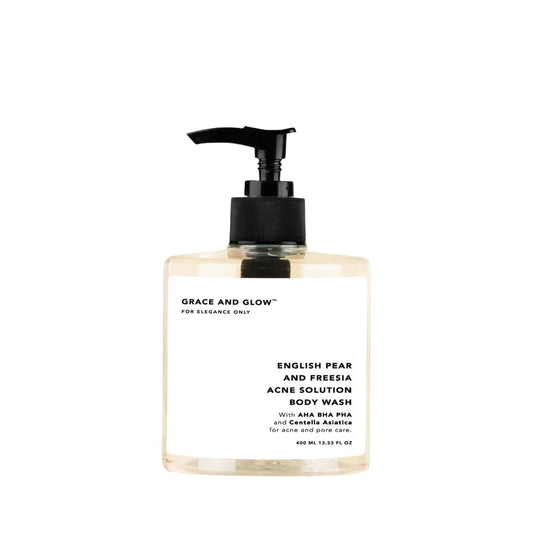 Grace and Glow English Pear and Freesia Body Wash 400ml