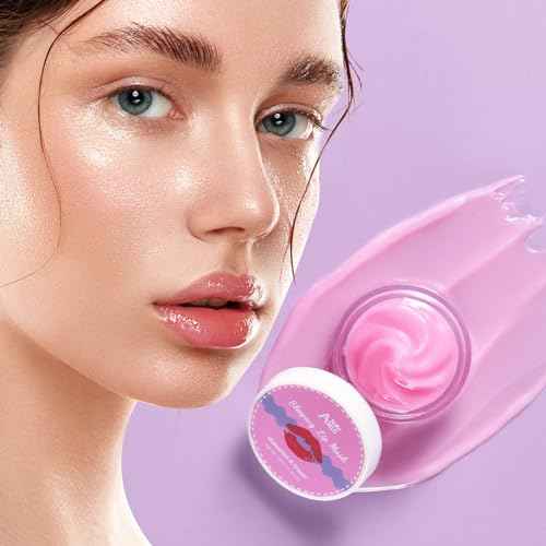 ANAI RUI Lip Therapy Set - Scrub & Mask, Overnight Hydrating Moisturizer With Exfoliator and Sleeping Mask for Plumping - Gift Kit for Dry, Chapped, Dark Lips, Grape