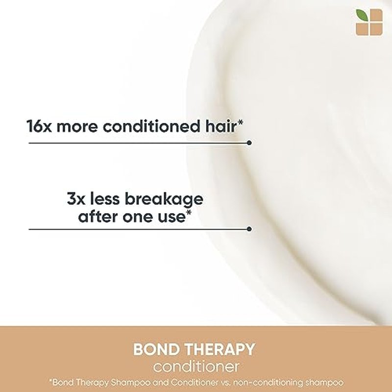 Biolage Bond Therapy Conditioner - Builds Bonds & Reduces Breakage, Paraben & Sulfate-Free, Salon Professional Conditioner