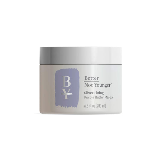 Better Not Younger Purple Hair Mask for Women 40+ | Deep Conditioning Treatment for Gray, Silver & Blonde Hair - Hydrating Butter Mask with Plant-Based Oils