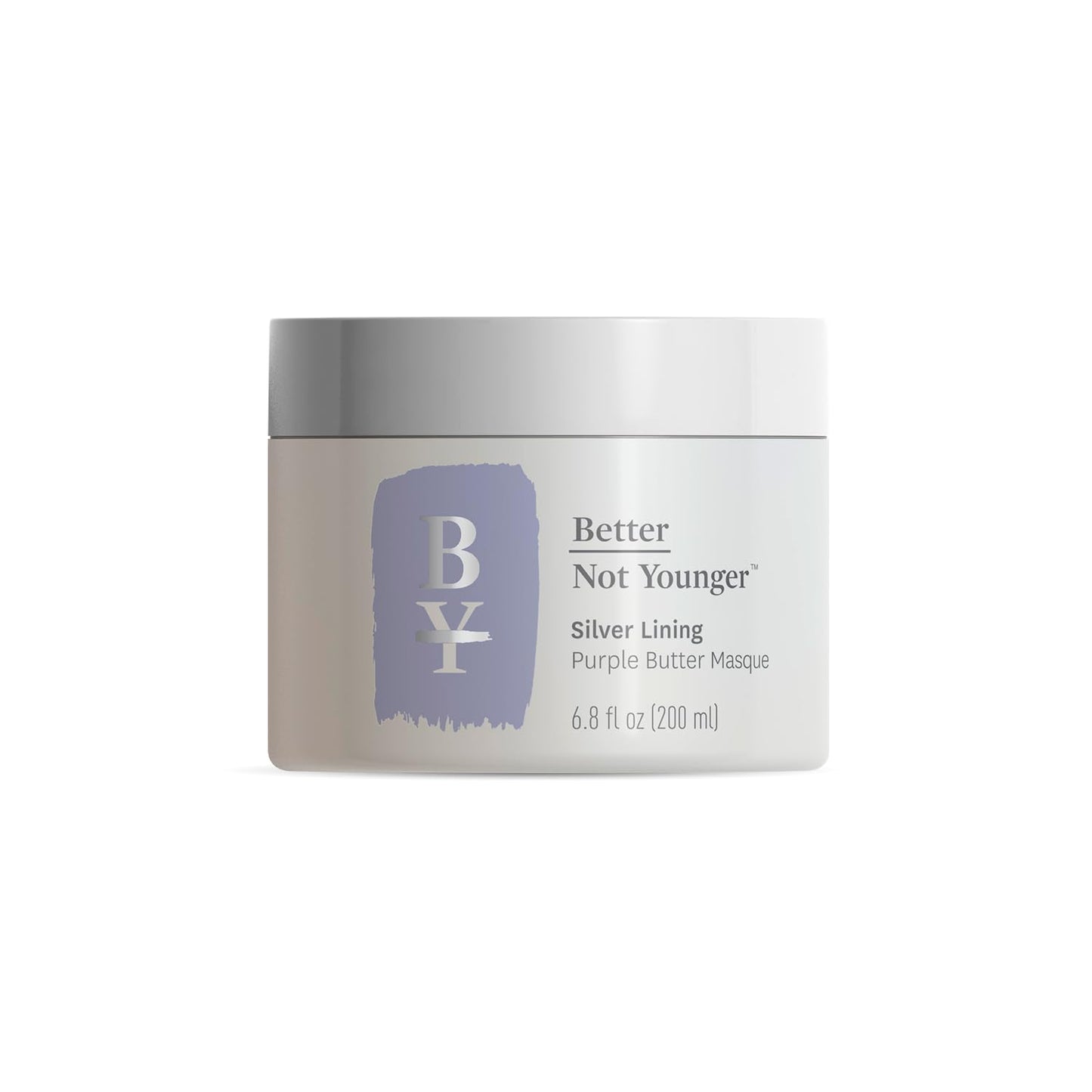 Better Not Younger Silver Lining Purple Hair Mask for Women 40+ – Deep Conditioning Treatment for Gray, Silver & Blonde Hair - Butter Mask with Plant-Based Oils – Hydrates & Neutralizes Brassiness