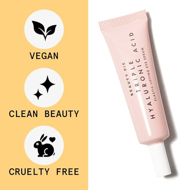 Beauty Pie Triple Hyaluronic Acid Elastic Lifting Eye Serum 15ml ? Firming & Brightening Treatment for Dark Circles, Puffiness & Fine Lines ? Lightweight, Fragrance-Free Eye Serum