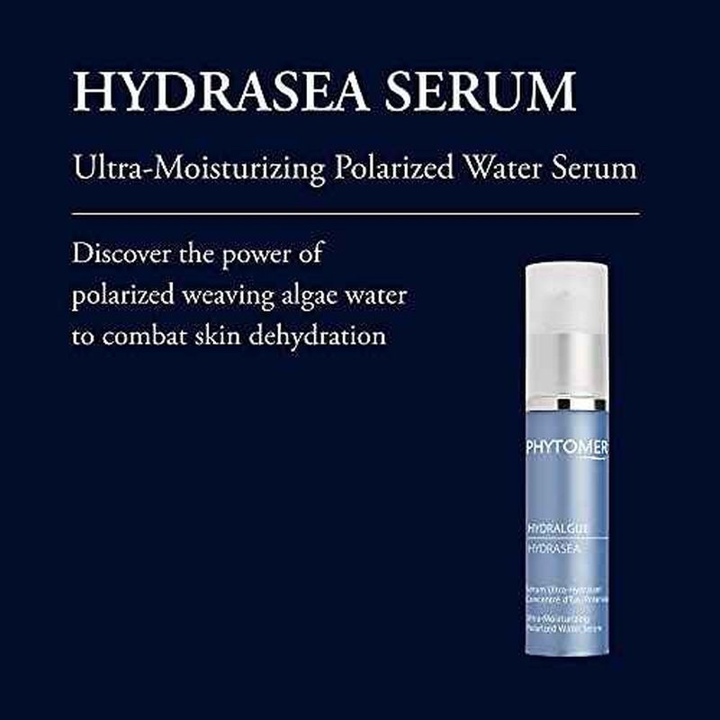 PHYTOMER Hydrasea Ultra Moisturizing Face Serum | Polarized Water Facial Serum | Hydrating Treatment for Soft, Plump Skin | Intense, Rapid Skin Moisturizer | 30ml