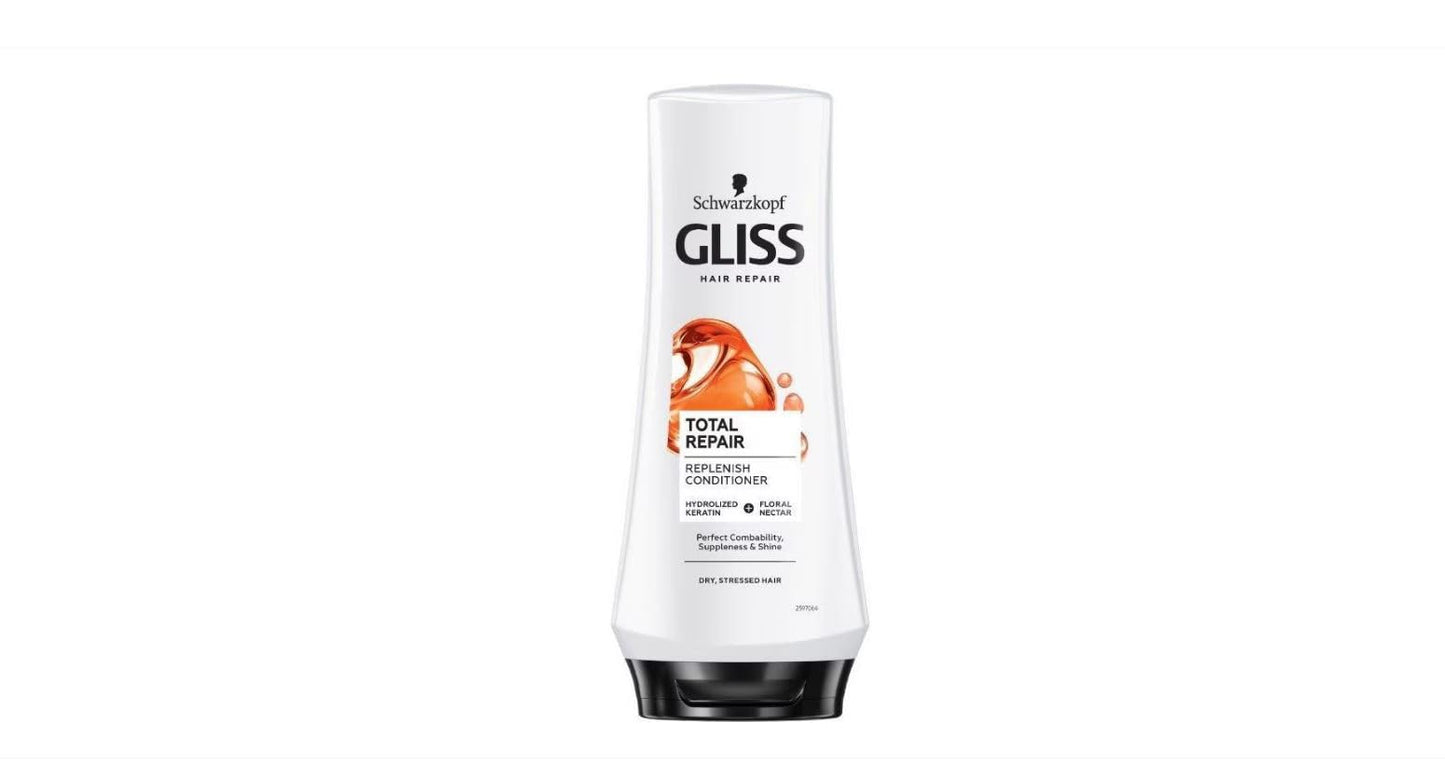 Gliss Total Repair Conditioner Regenerating for Women, 200ml