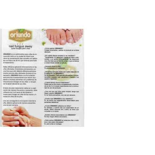 Oriundo Natural Life Nail Treatment Solution, 9 Ingredients, 3 Month Supply
