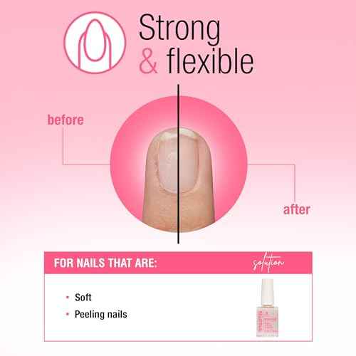 Nail Tek Ridge Filler Formula 3 ? Clear Ridge Filler for Nails, Base Coat, Nail Strengthener Polish for Hard & Brittle Nails, 0.5 fl oz