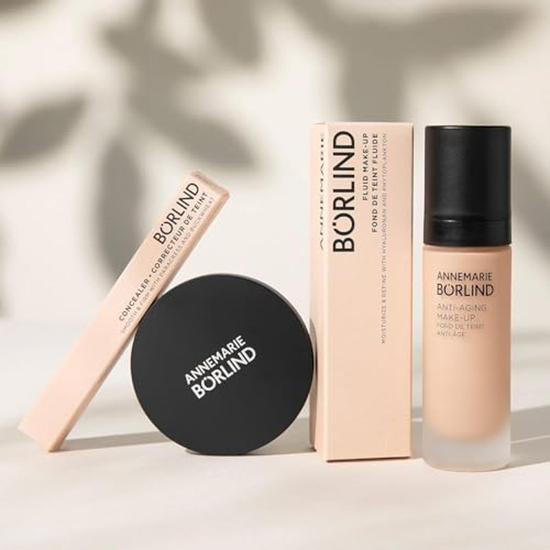 ANNEMARIE B?RLIND - ANTI-AGING MAKE UP - almond - smoothing, lifting & refining foundation, with natural ingredients, high coverage, 1.01 Fl. Oz.