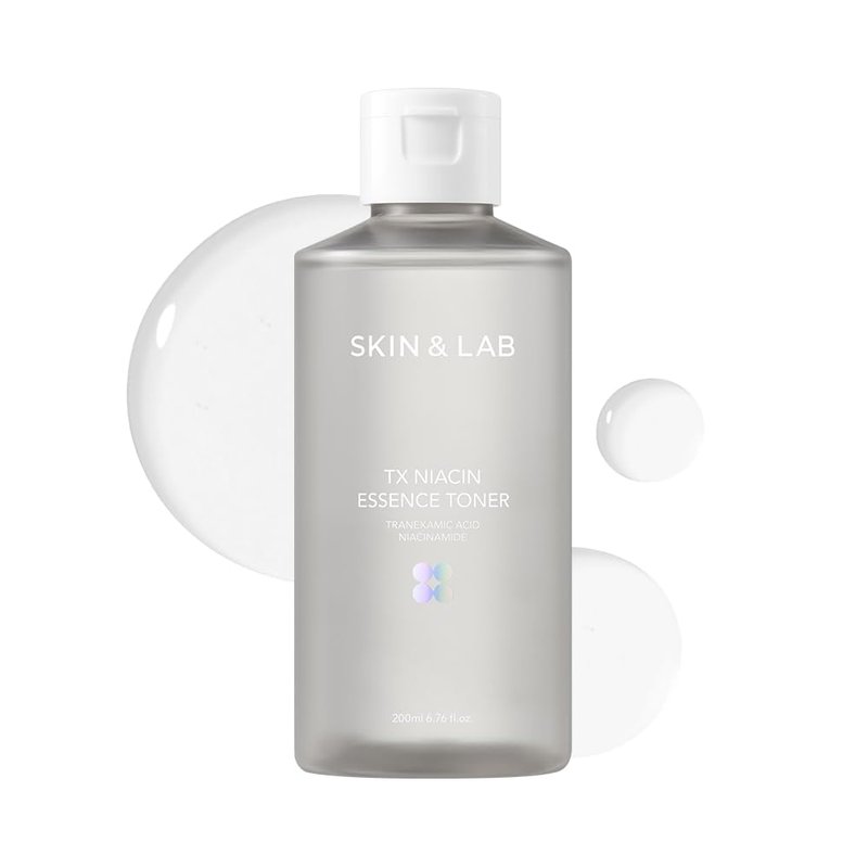 [SKIN&LAB] TX Niacin Essence Toner, 3% TXA+ 5% Niacinamide, Dark Spot Care Hydrating Facial Toner, Dark Spot Korean Skincare, lightweight, watery texture, Silicone Free, 6.76 fl. oz.
