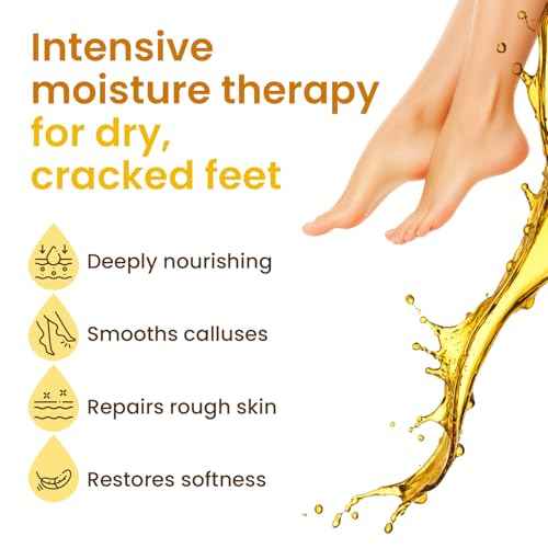 Hydrating Foot Mask for Dry Cracked Feet, Restoring & Hydrating Socks with Shea Butter, Jojoba Oil & Vitamin E, Feet Mask For Women & Men Foot Care (6 Pairs)