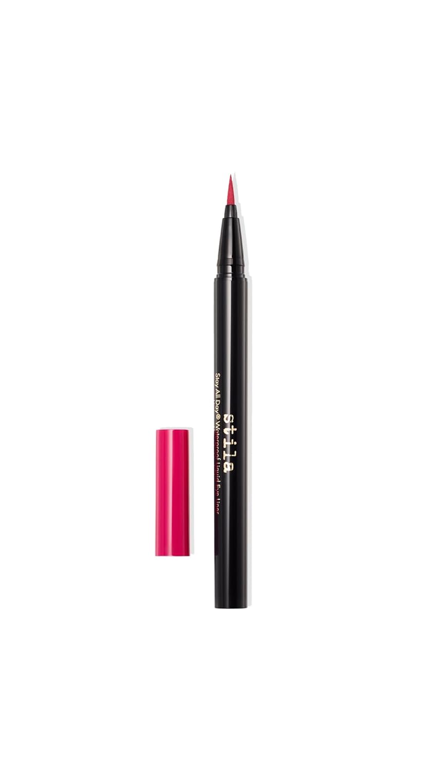 Stila Waterproof Liquid Eyeliner - Long-Lasting Smudge-Proof Formula with Fine Brush Tip | Satin Finish