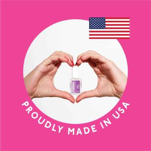 Eternal Ridge Filler Base Coat Nail Polish? 13.5 mL Clear Nail Primer Treatment - Ridge Filling Base Coat Strengthener for Nail Strength & Repair of Hard, Thin, Dry & Ridged Fingernails - 1 Unit