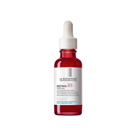 La Roche-Posay Pure Retinol Face Serum with Niacinamide (Vitamin B3) & Hyaluronic Acid | Gentle Anti-Aging Retinol Serum for Fine Lines & Wrinkles | Dermatologist Tested for Sensitive Skin, 1.0 fl oz