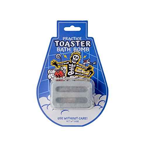 Toaster Bath Bomb ? Funny Gag Gift for Adults, Hilarious Office Prank, White Elephant, Secret Santa, Stocking Stuffer for Men, Women, Teens, and Coworkers