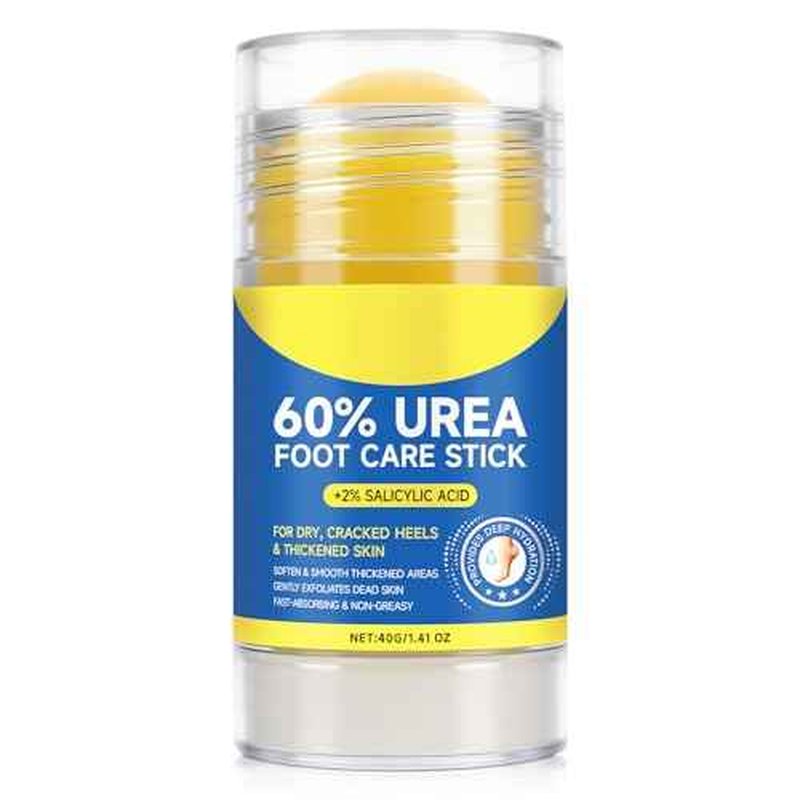 60% Urea Foot Cream, 1.41Fl Oz Foot Cream Maximum Strength Moisturizer for Dry Cracked Heels, Urea Foot Lotion Nourish Cracking Rough Dry Hands/Feet