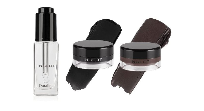 INGLOT Beauty Box Bundle - Duraline & AMC Eyeliner Gel Set | 3-Piece Collection