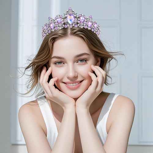Kamirola Baroque Queen Crown,Rhinestone Wedding Bridal Crown and Tiaras Crystal Headband For Birthday Prom Pageant Party halloween Chrismas (TR05)