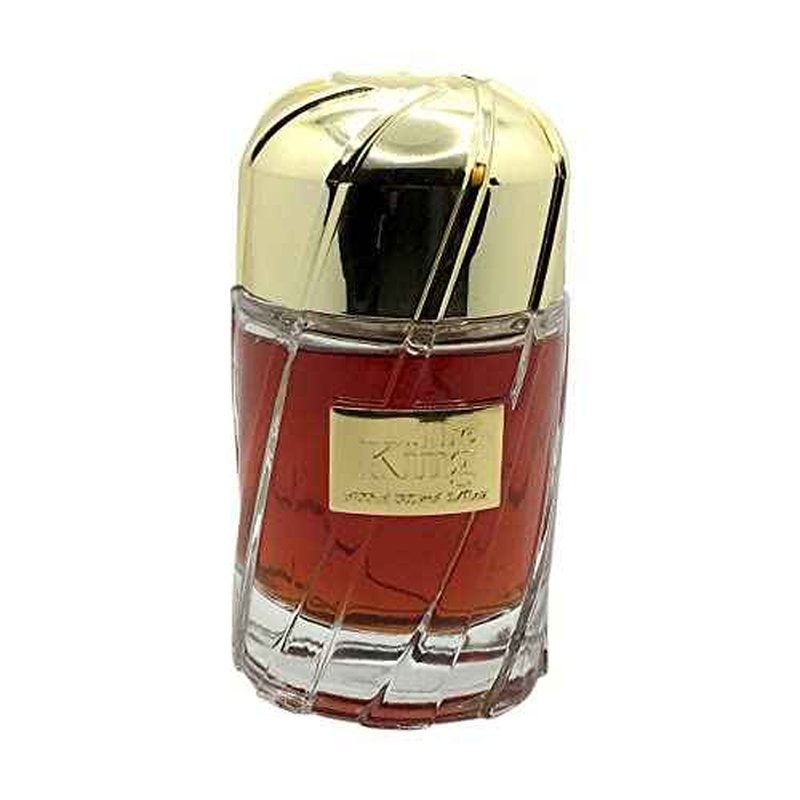 The King Eau de Parfum 3.4 oz - Mens Cologne with Bergamot Black Currant Pepper Cinnamon Clove Amber Musk Patchouli Sandalwood & Vanilla loved for its long lasting trail and compliment catching aroma