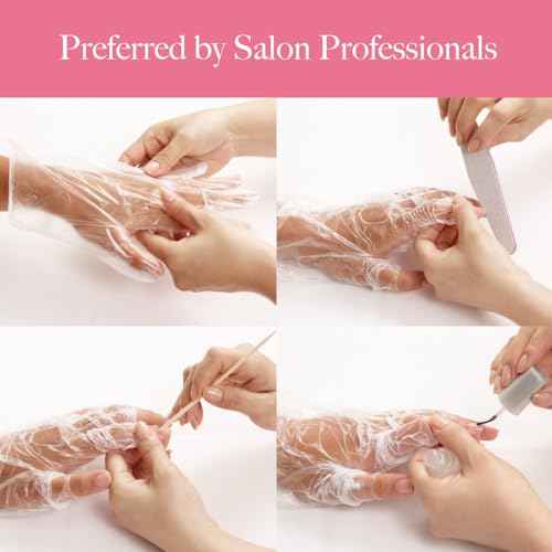 Bodipure All-In-1 Moisturizing Hand Mask, Keratin & Vitamin E Hand Mask for Dry Cracked Hands, Natural Moisturizing Gloves Formula, Strengthen Nails & Repair Hands 12 Pairs