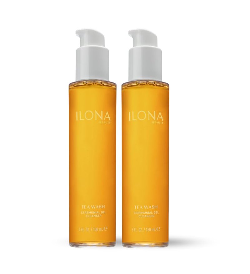 ILONA Tea Wash | Hydrating & Detoxifying Foaming Face Wash for All Skin | With Global Teas, Olive, & Oat Amino Acids | Soothing Tea Aroma | 5.0 oz.