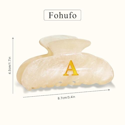 Teen Girl Gifts Trendy Stuff - Initial Cute Hair Clips, Letter Elegant Hair Claw Clips, Fashion Glitter Claw Clips Durable Hair Clips, Birthday Gifts for Teens Daughter Sister Christmas Gifts