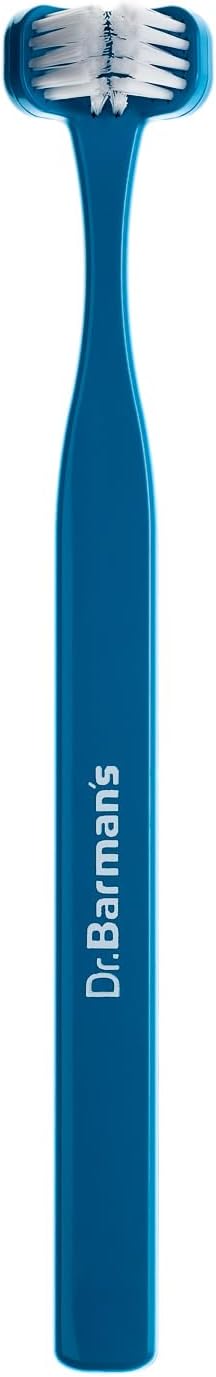 Compact Junior Toothbrush - Dr. Barman's Super Brush for Effective Cleaning | Color May Vary