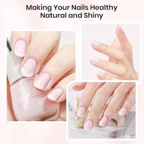 Nail Strengthener and Growth, Nail Repair for Damaged for Hardener Extra Strong, Ridge Filler Natural Nails Polish