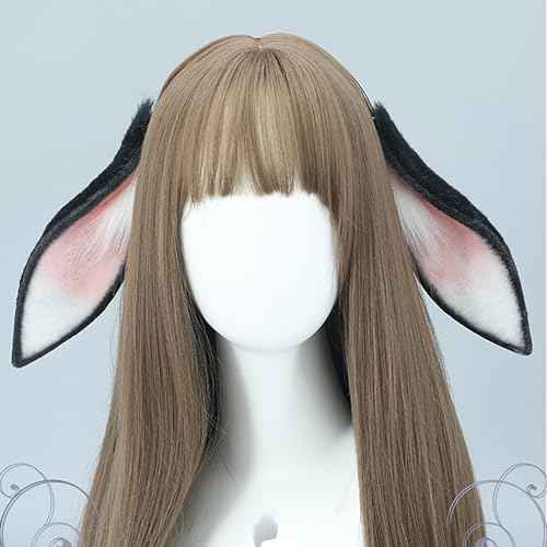 Faylay Women Cosplay Bunny Ears Rabbit Headband Animal Ears Furry Bunny Ears Party Accessories