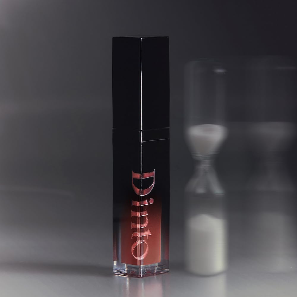 DINTO (Peter & Wendy Collection Deep-Kissed Plumping Lip Enamel - Glitter Lip Gloss, High Shine, Cooling Plumping, Long-Lasting, Vegan & Cruelty-Free (152 Clock Tower, 4ml)