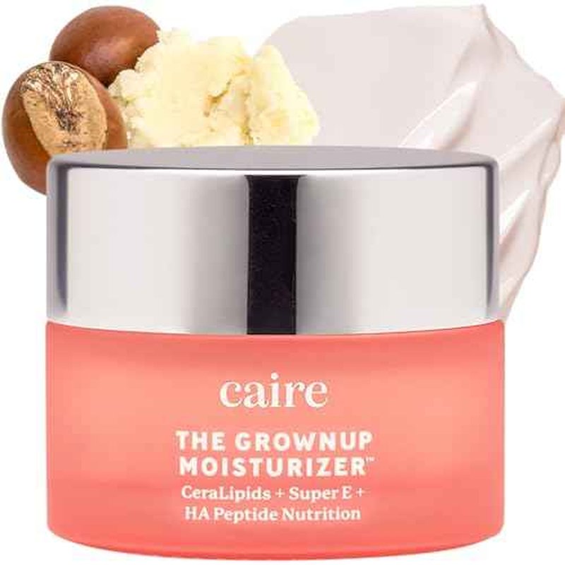Caire The Grownup Pro-Aging Moisturizer Advanced Hyaluronic Acid Peptide Natural Ceramide Lipid Replenishing moisturizer. Wrinkle Fighting, Collagen Generation (15 ml)