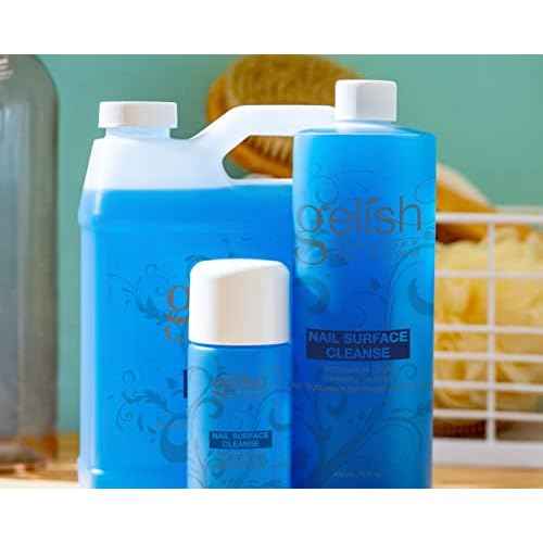 Gelish Nail Surface Cleanse ? Gel Top Coat Nail Cleaner, Removes Tacky Residue, High-Shine Finish, Skin-Safe Formula, Smooth & Glossy Results for Perfect Manicure (4 Fl Oz)