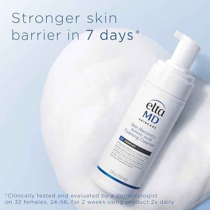 EltaMD Skin Recovery Amino Acid Foaming Facial Cleanser, Gentle Face Cleanser for Sensitive Skin