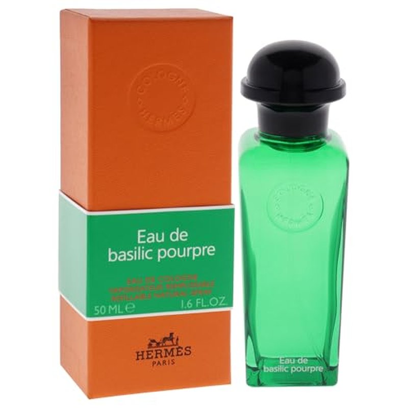 Eau de Basilic Pourpre by Hermes for Women - 1.6 oz EDC Spray (Refillable)