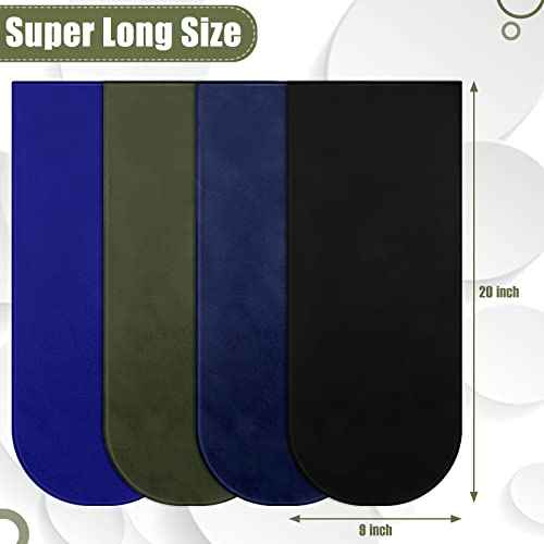 Tatuo 4 Pieces Unisex Jumbo Dreadlock Cap Long Dreads Hair Head Wrap Sleeping Cap Hair Accessories Sleep Bonnet for Men Women