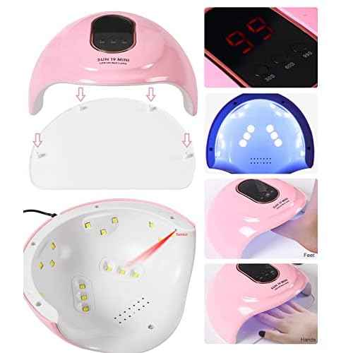 Major Dijit Acrylic Nail Kit with Nail Lamp, 0.35 oz White Clear Pink Black and More 12 Colors Acrylic Powder and Liquid Kit, Electric Nail Drill, Glitter, Nail Art Brushes,Nail Kit for Beginners