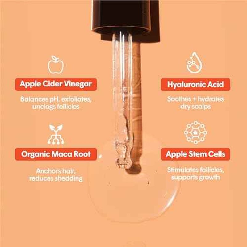 dpHUE ACV Daily Scalp Serum - 1.7 fl oz - Helps Soothe Dry Scalps & Activate Healthy Hair Growth - Formulated with Hyaluronic Acid