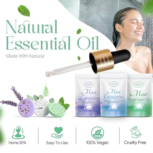 Shower Steamers Aromatherapy 18 Pack Gifts for Women Birthday Christmas Stocking Stuffers White Elephant Natural Essential Oils Stress Relief Mint Lavender Relaxation for Mom her him Men Teens Adults