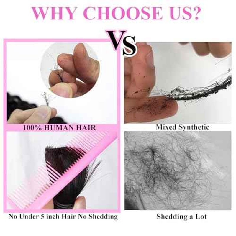 Human Braiding Hair 2 Bundles 100g 24 Inch Deep Wave Bulk 100% Human Hair for Braiding No Weft 12A Brazilian Virgin Human Hair Extensions for Boho Braids Natural Black