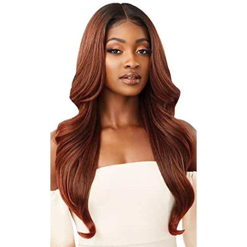 Outre melted Hairline Lace Front Wig Frontal Effect Hairline HD Transparent Lace SERAPHINE (DRFF2/CHERRD)