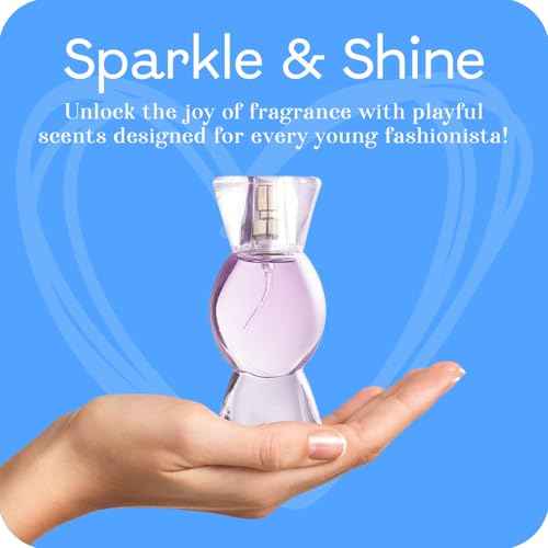 Sweet Crush Perfume Set for Teen Girls, Body Spray Perfume for Kids, Girls 10-12 & Teens, Fashion Collection Girl Gift Set, 3 Candy-Shaped Perfumes