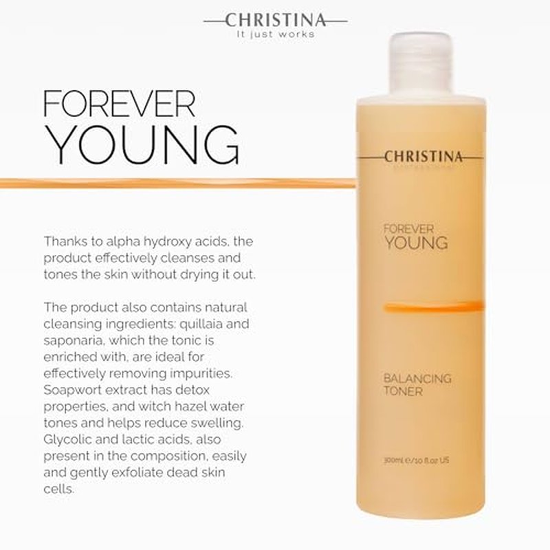 Forever Young - Balancing Toner for Oily and Combination Skin, pH 3,2-3,7 (300ml)