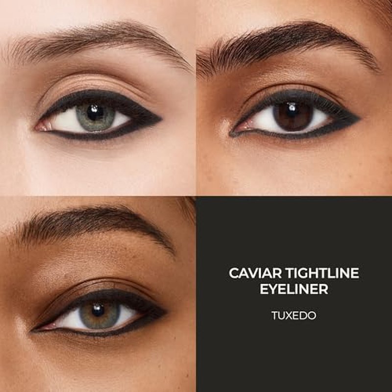 Laura Mercier Caviar Tightline Eyeliner: Long Lasting Color, Crease-proof, Waterproof, Gel-like Hydrating Formula, Perfect for Tightline, Lash Line + Waterline, Holiday Gift Set