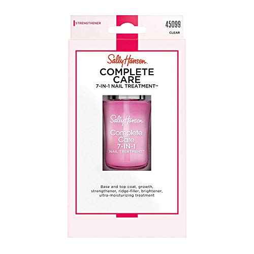 Sally Hansen Nail Treatment Complete Care 7-in-1 Nail Treatment¢â | Strengthener, Base & Top Coat | Moisturizes, Restores & Protects with All-in-One Formula