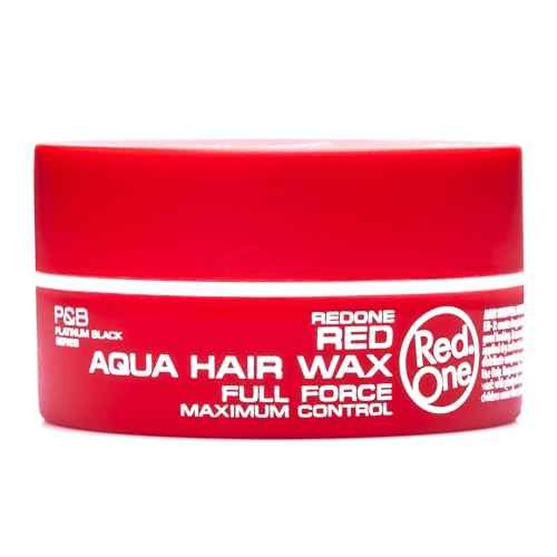 Redone Hair Wax Red 150ml | Ultra Hold & Maximum Control | High Shine Styling Wax for Men & Women | Edge Control & Non-Sticky Finish | Strawberry Scent | Professional Barber Hair