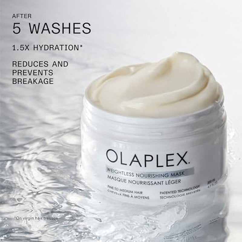 Olaplex Weightless Nourishing Mask: Cuticle Sealing Mask | Hydrate & Volumize | For Fine to Medium Hair, 200 ml / 6.7 Fl. Oz.