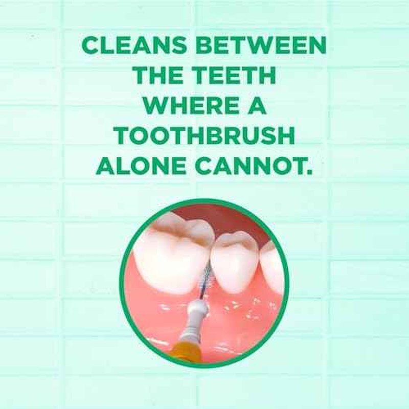 GUM Proxabrush Go-Betweens - Ultra Tight -Interdental Brushes - Soft Bristled Dental Picks for Plaque Removal Health - Safe for Braces & Dental Devices, 15 Count