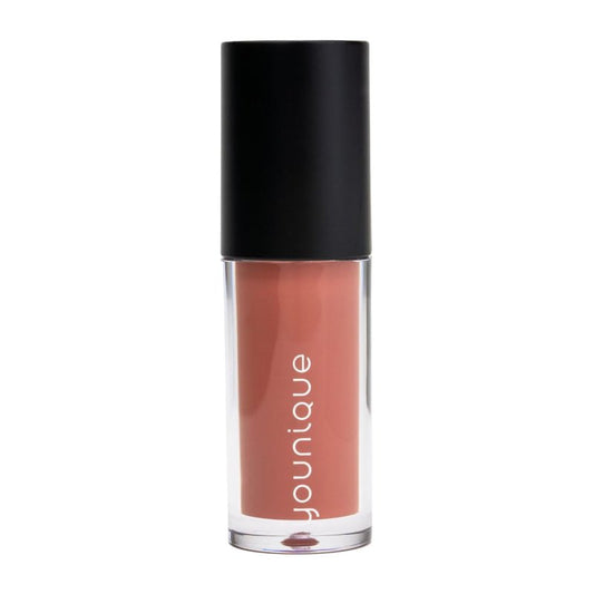 Younique Lucrative Mineral Lip gloss | Luxe | Lip Care | Makeup Beauty & Hydration for Women | Chocolate Brown Nude with Brilliant Shine from Sunflower & Argan Oil