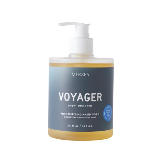 MERSEA Moisturizing Liquid Hand Soap in Large Pump Bottle, Voyager (16 fl oz)