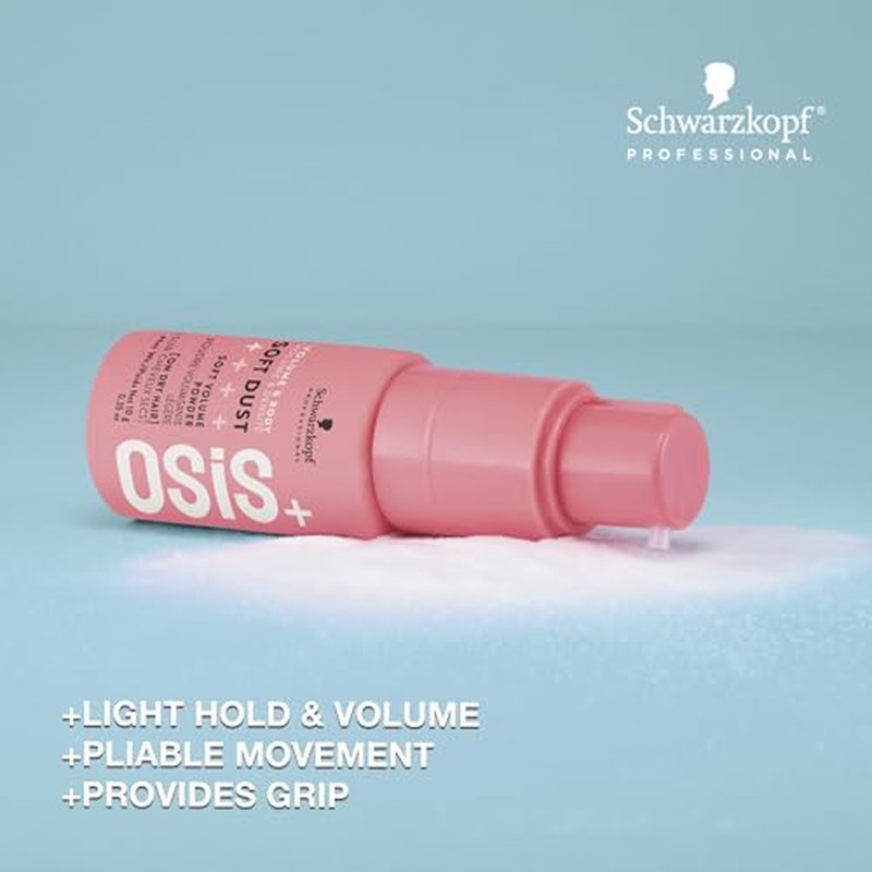 OSiS+ Soft Dust - Lightweight Volume Powder for Root Lift & Natural Shine